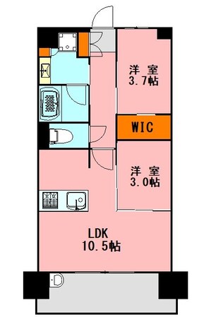 デュ・レジア平尾プレミアムの物件間取画像